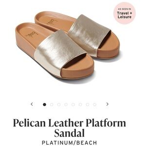 Beek Pelican Platinum/Beach Sandals